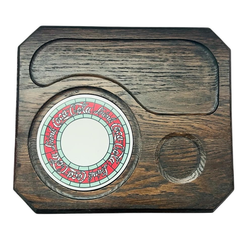 Coca Cola Wood Serving Tray - Picture 2 of 6